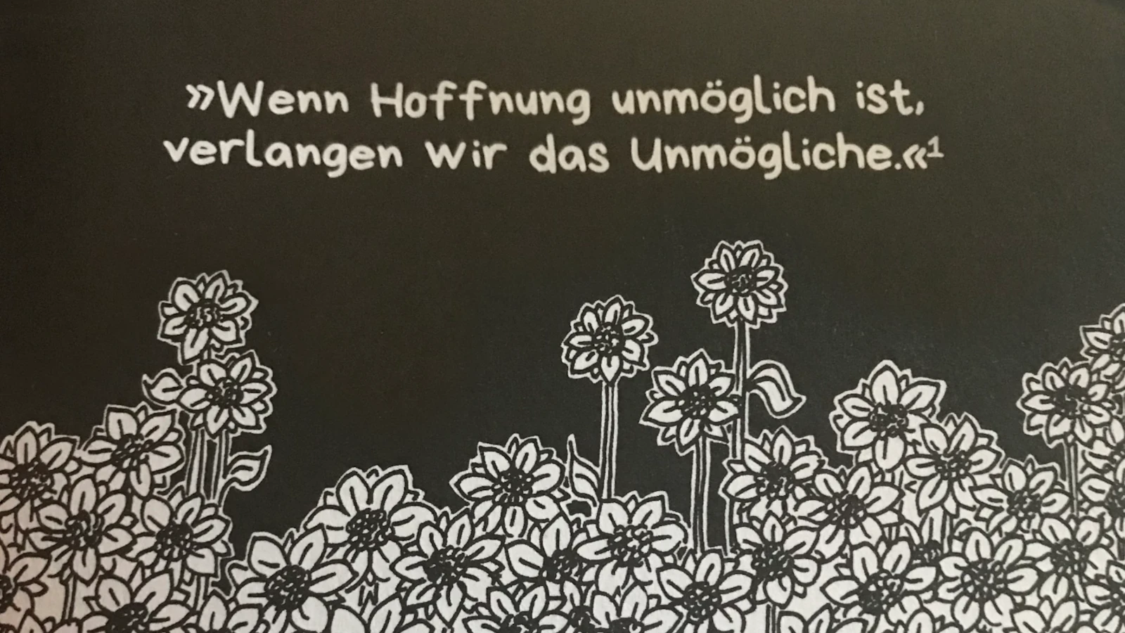Hoffen obwohl die Welt schmerzt